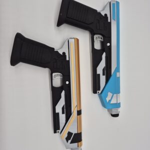 Set van 2 Sabine Wren Blasters – Blauwe & Gouden Replica