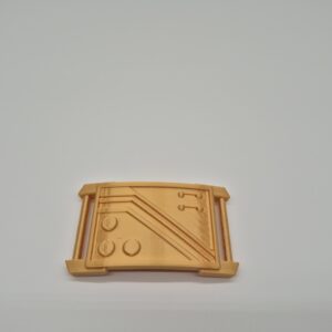 Boba Fett Gold Belt Buckle - Mandalorian Style